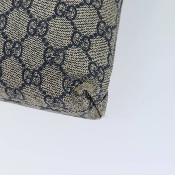 GUCCI GG Supreme Shoulder Bag PVC Outlet Navy 388924 Auth 73108 - Picture 15 of 16